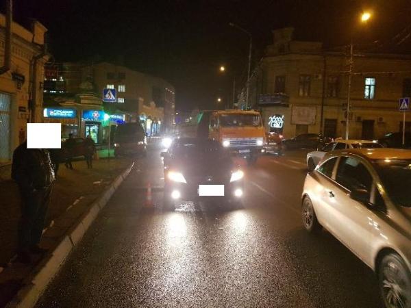  В Ставрополе на пешеходном переходе, расположенном на улице Голенева, сбили женщину